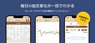 「血圧ノート-はじめての血圧管理アプリ-」のスクリーンショット 4枚目