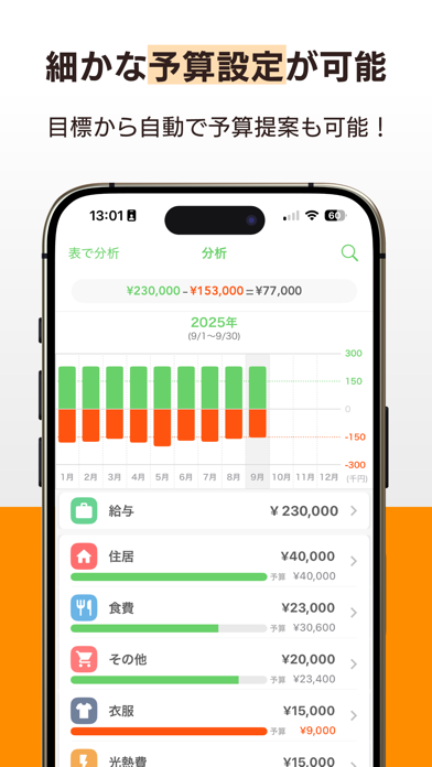 「家計簿 Dr.Wallet-レシート読み取り・撮影で収支管理」のスクリーンショット 4枚目