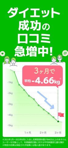 「あすけん ダイエット・ヘルスケアのカロリー計算や体重管理に」のスクリーンショット 2枚目
