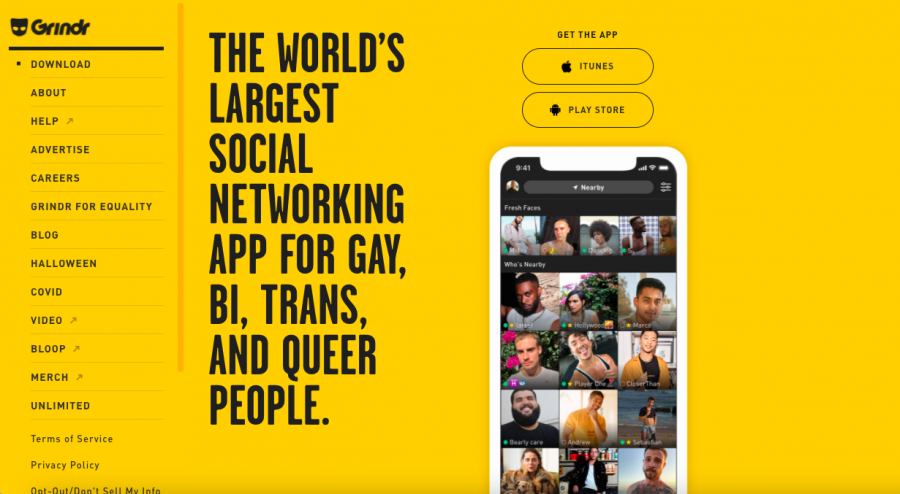 Grindr 公式サイト