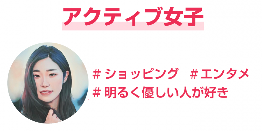 『with（ウィズ）』を利用する女性の性格タイプイメージ