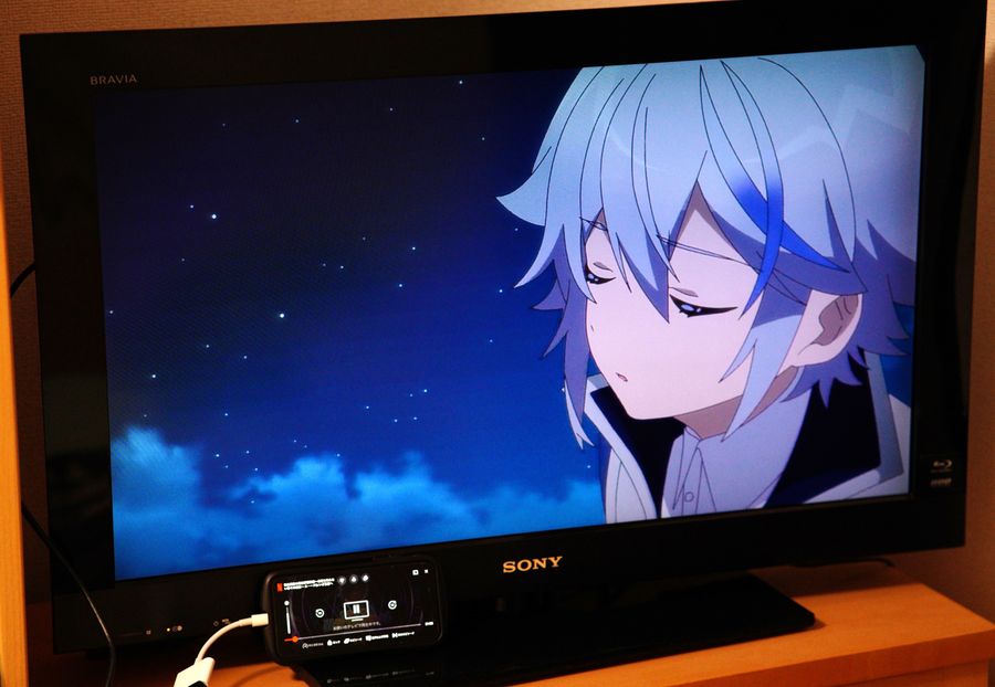 iPhone⇔テレビの接続写真