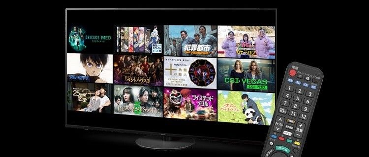 Hulu対応スマートテレビ