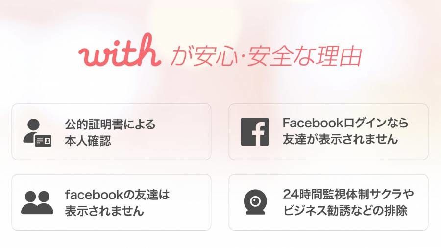 安全な理由がたくさんあるwith