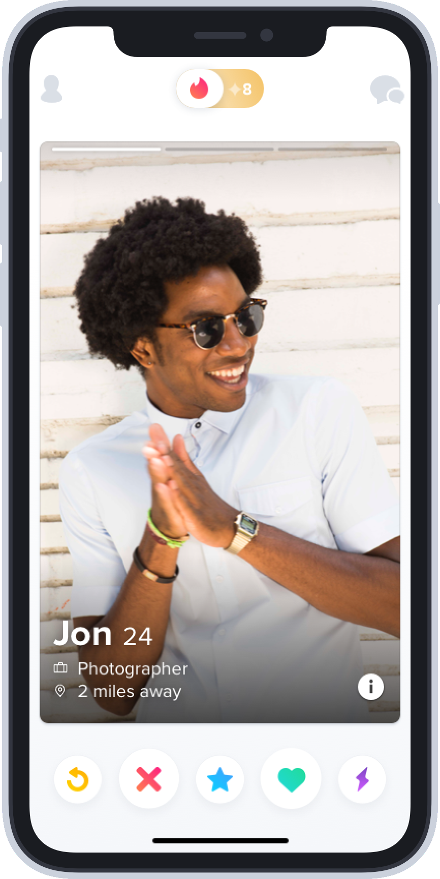Tinder プロフィール写真