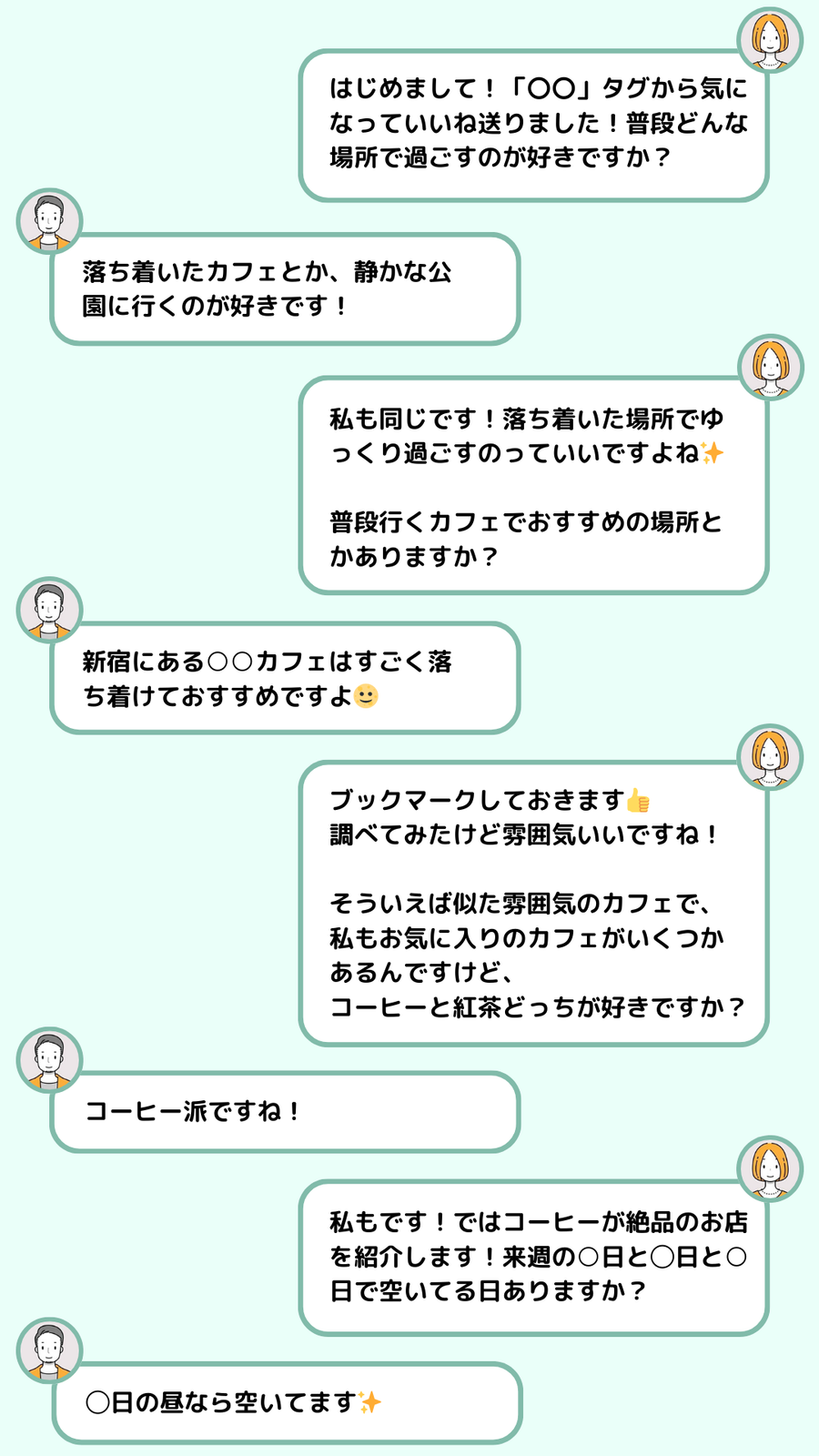 落ち着いた場所が好き同士の場合