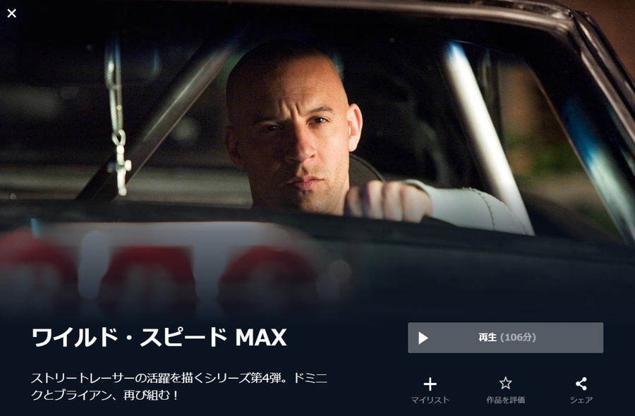 ワイルド・スピードMAX