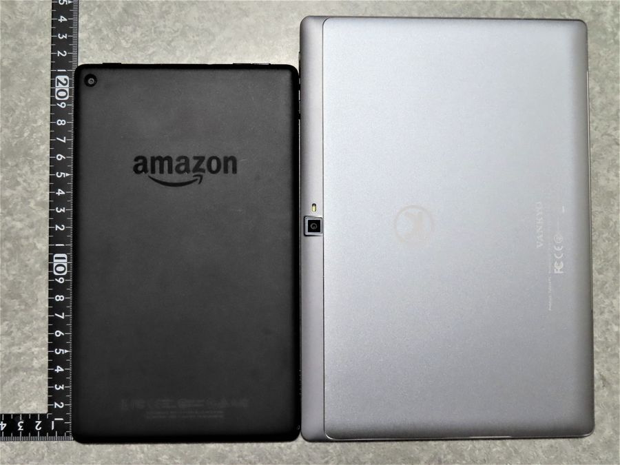 8インチと10インチのタブレット