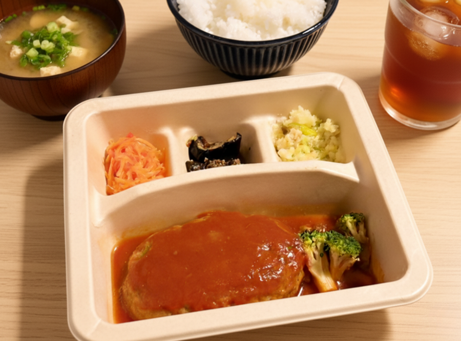 ナッシュ チリハンバーグステーキ