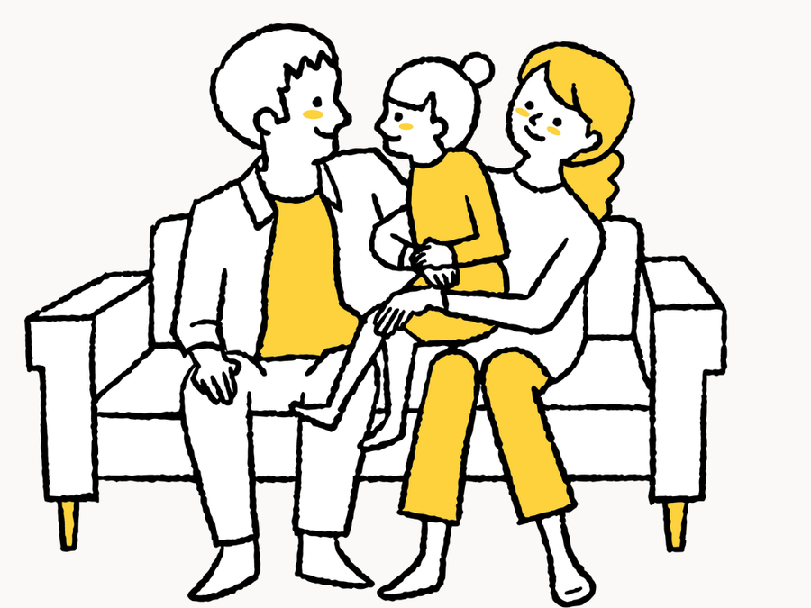 3人家族