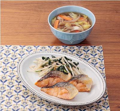 サーモンのはちみつ生姜焼き
