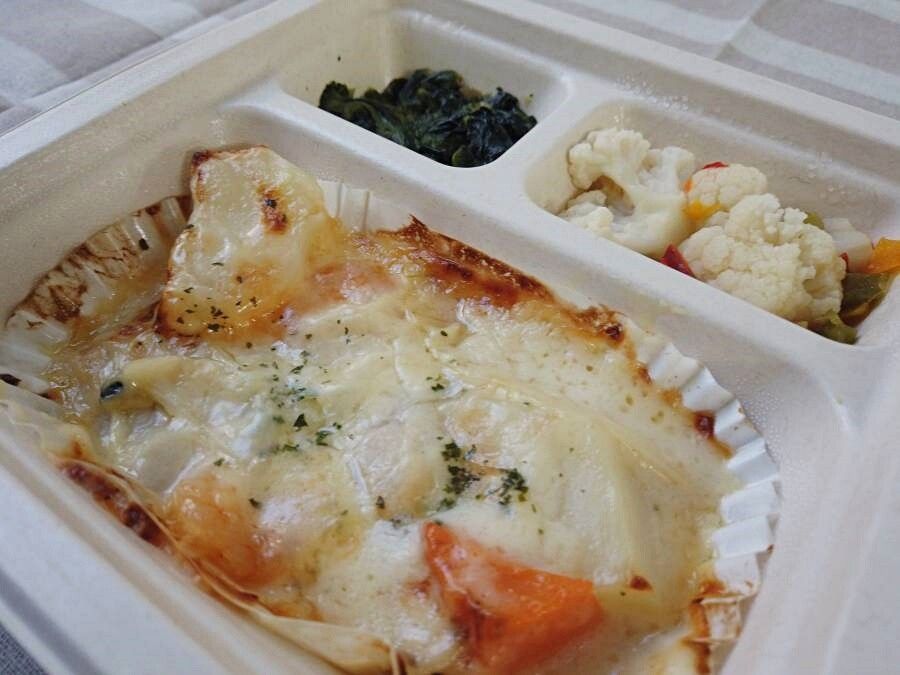 海老とチキンの幸せほっこりグラタン