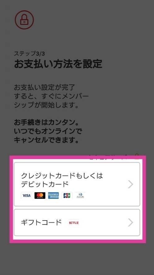 Netflix・登録方法