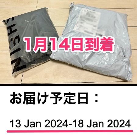 SHEINで届いた商品の画像