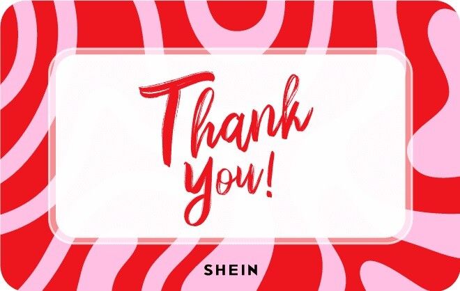 SHEINのギフトカードのイメージ画像