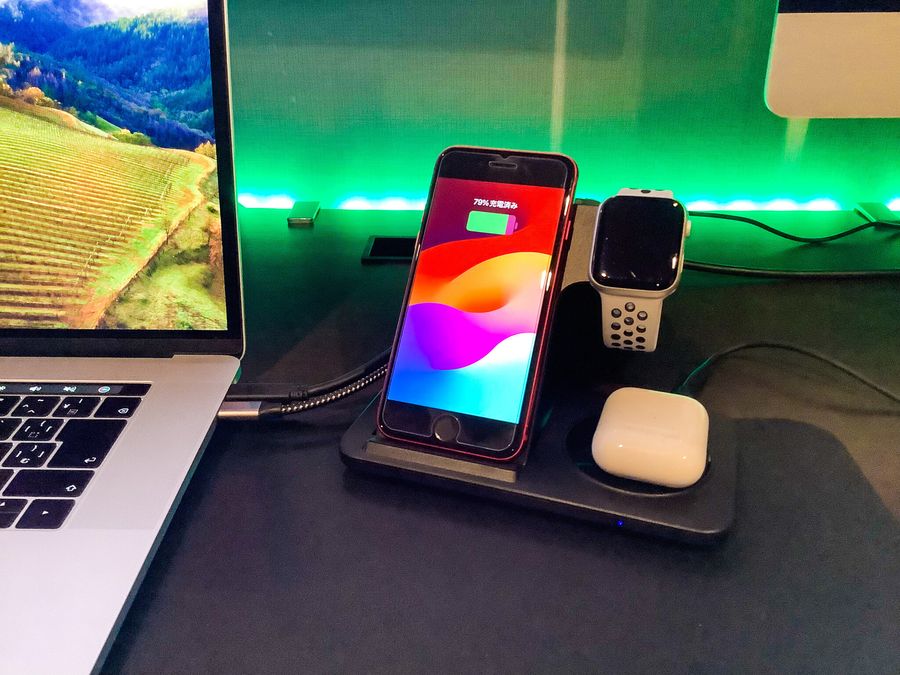 Temuで購入したワイヤレス充電機