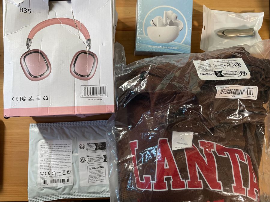 Temuの届いた商品