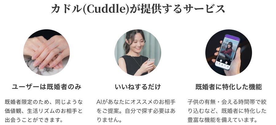 「カドル」の提供するサービス