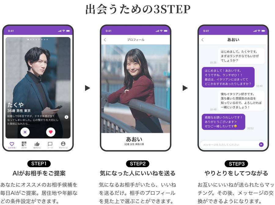 出会うための3STEP