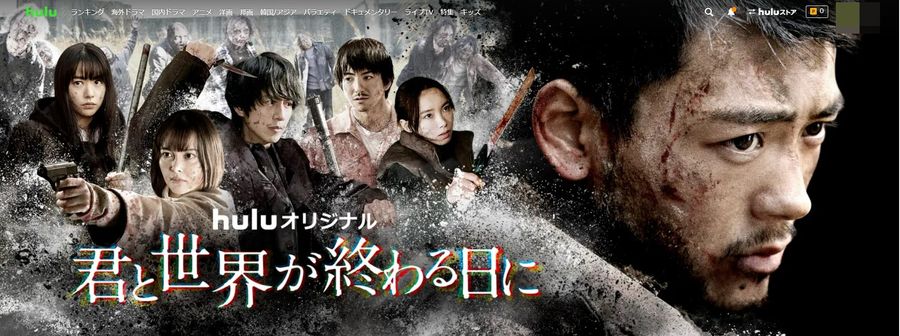 Hulu 君と世界が終わる日に 視聴ページ