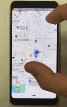 ピンチインのgif
