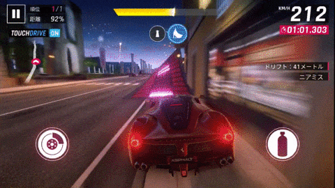 アスファルト9：Legendsのゲーム画面
