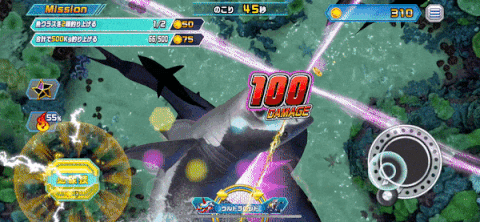 釣りスピリッツ モバイルのゲーム画面