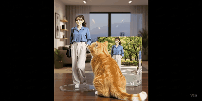 猫が登場
