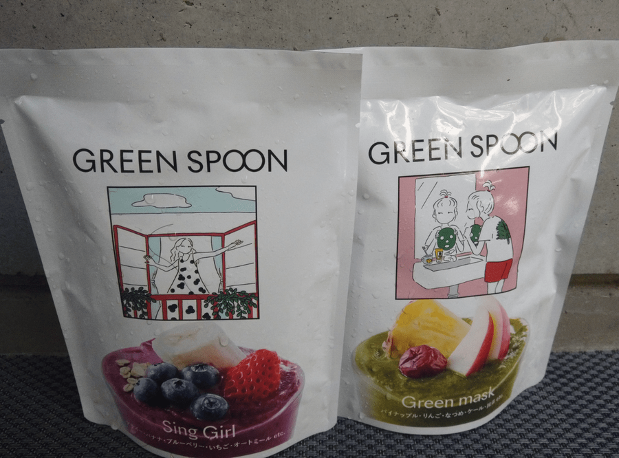グリーンスプーンのスムージーのパッケージ
